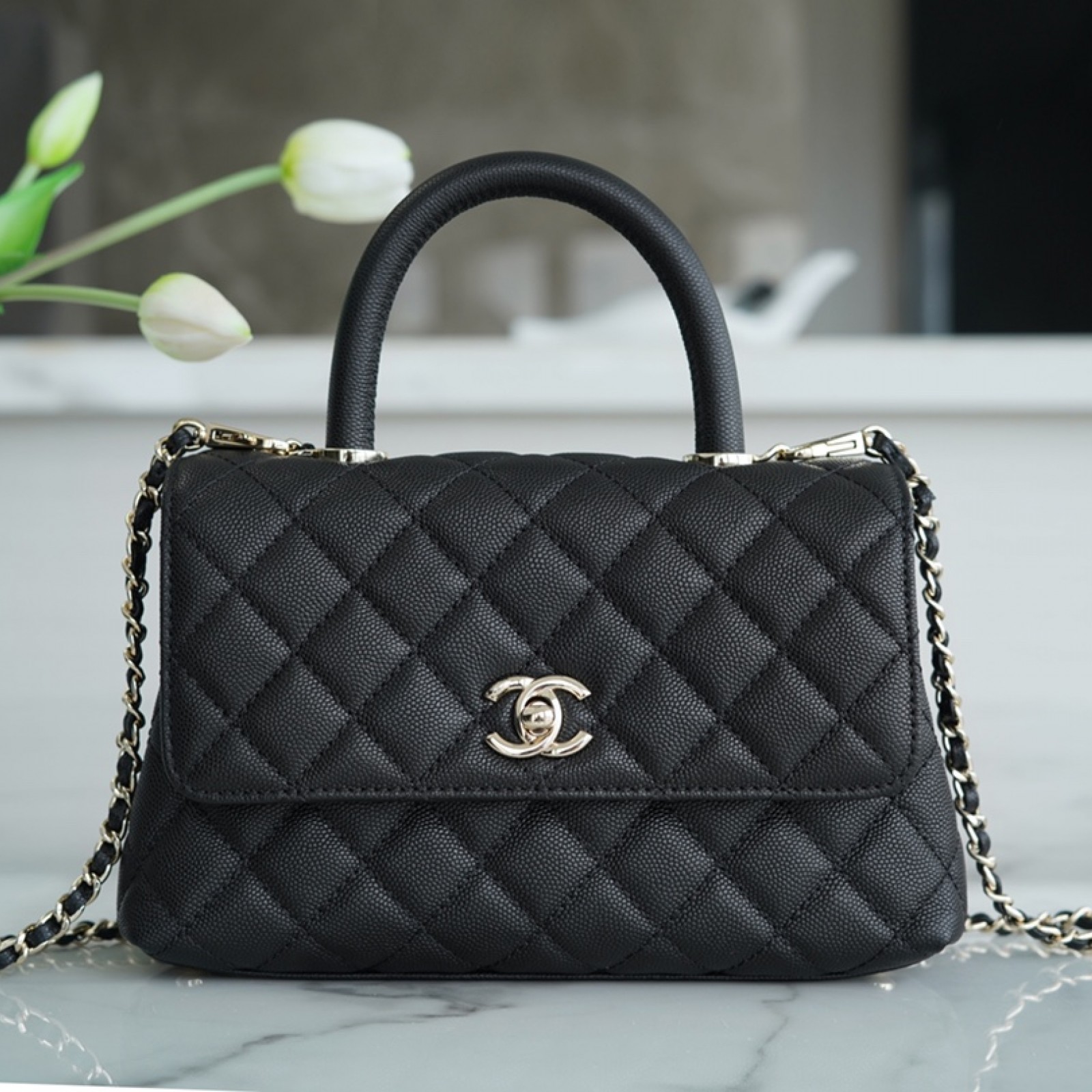 CHANEL SMALL COCO HANDLE BAG