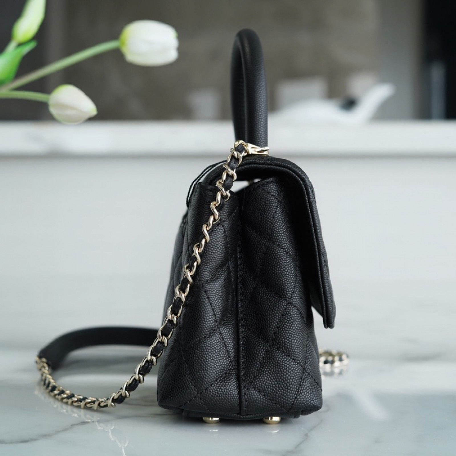 CHANEL SMALL COCO HANDLE BAG