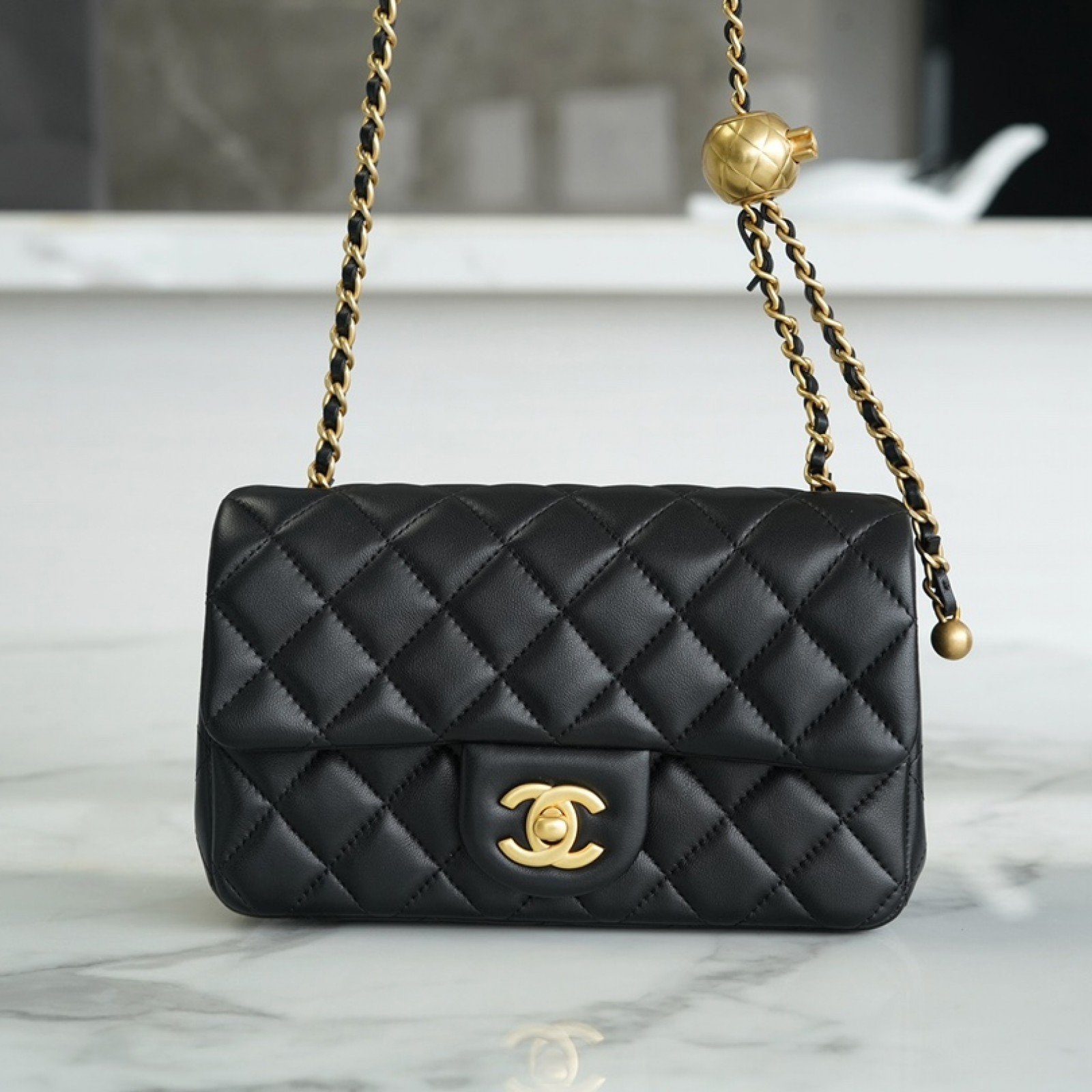 CHANEL PEARL CRUSH MINI RECTANGULAR FLAP BAG