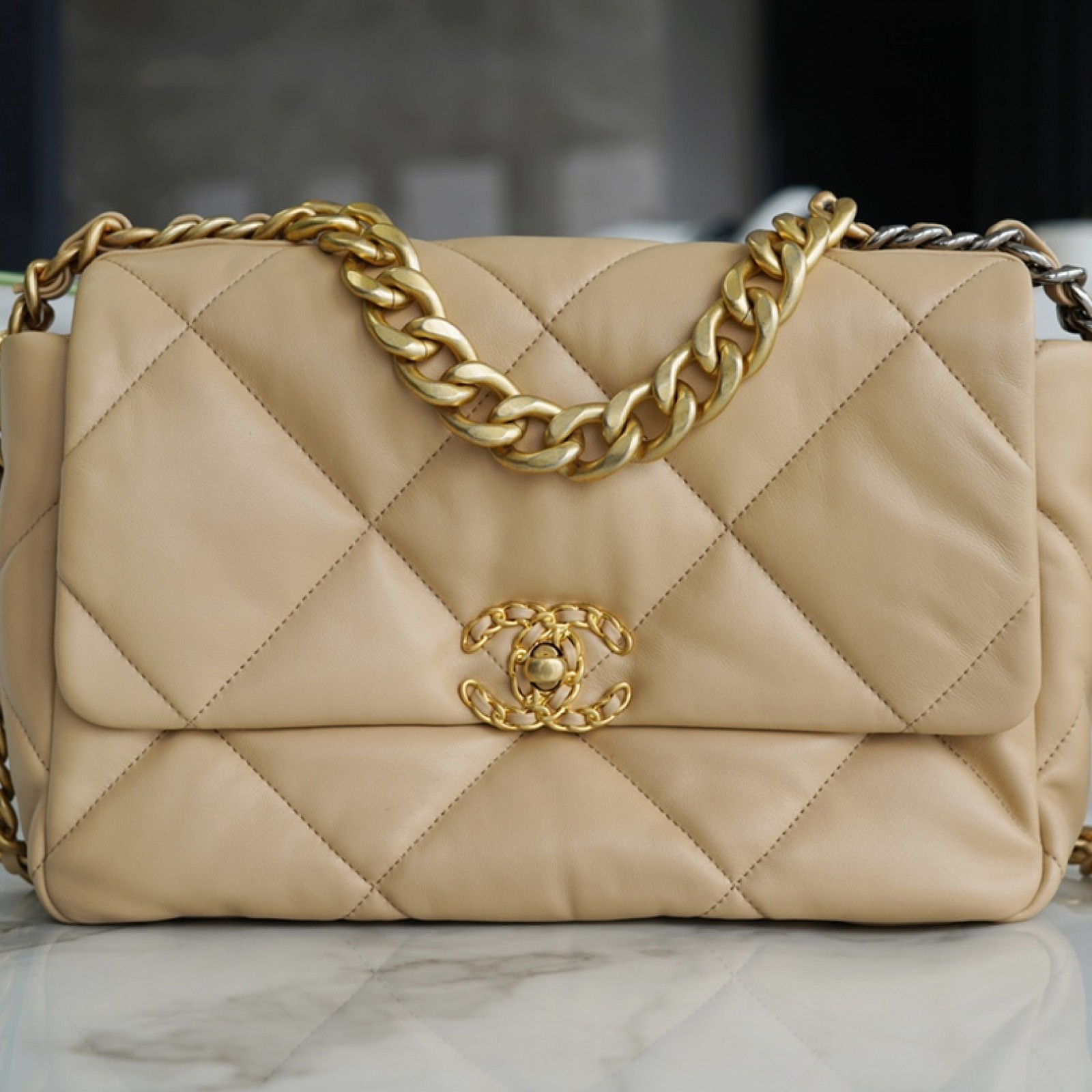 CHANEL MEDIUM 19 FLAP BAG