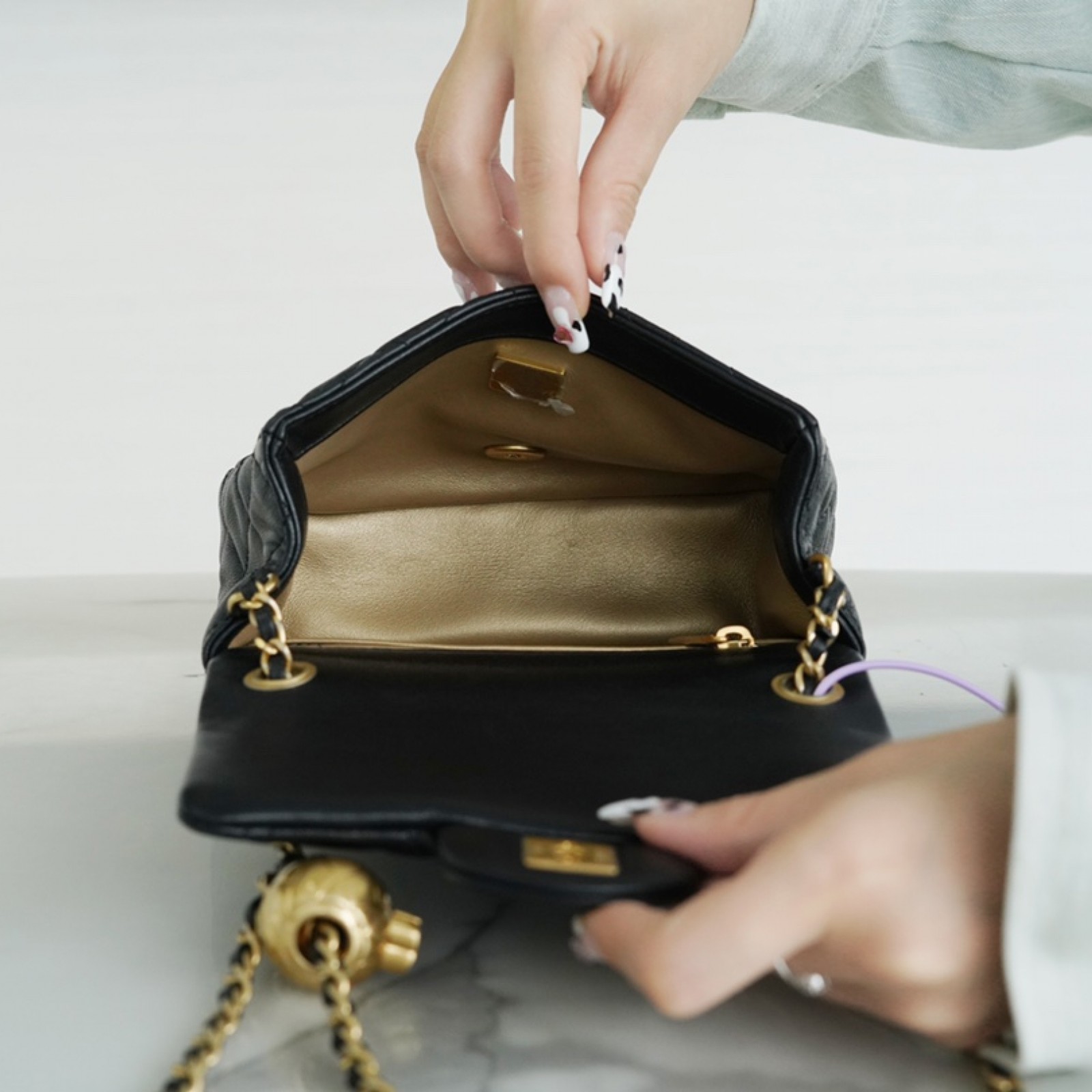 CHANEL PEARL CRUSH MINI FLAP BAG