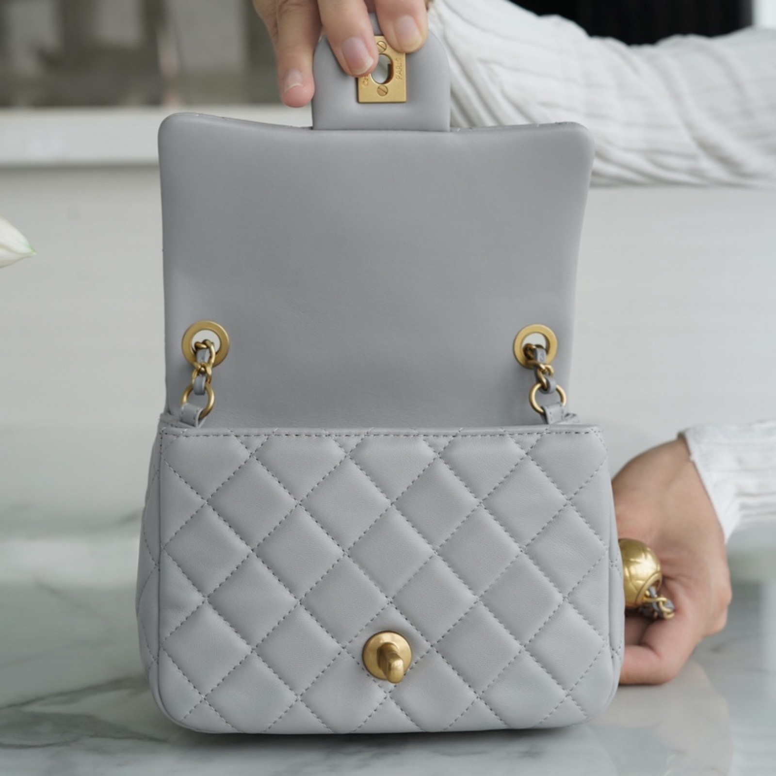 CHANEL PEARL CRUSH MINI FLAP BAG