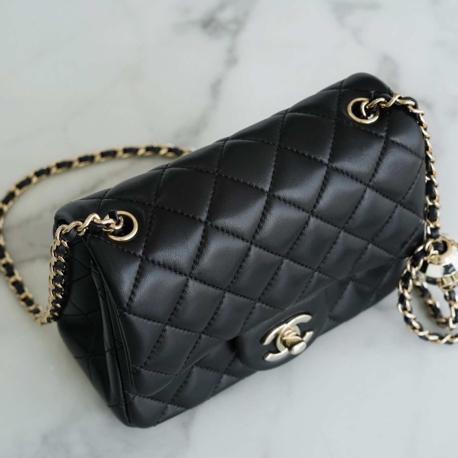 CHANEL PEARL CRUSH MINI FLAP BAG