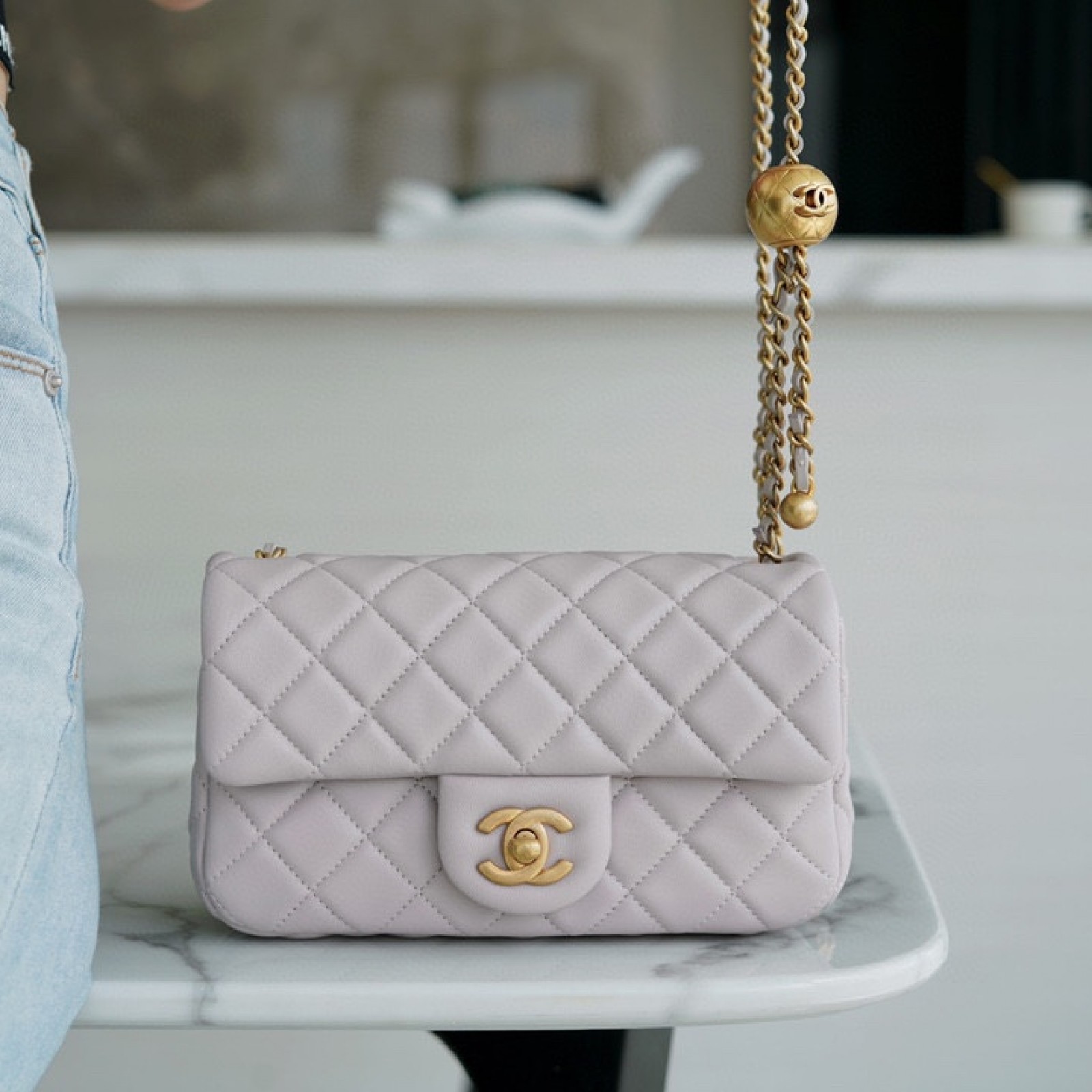 CHANEL PEARL CRUSH MINI FLAP BAG