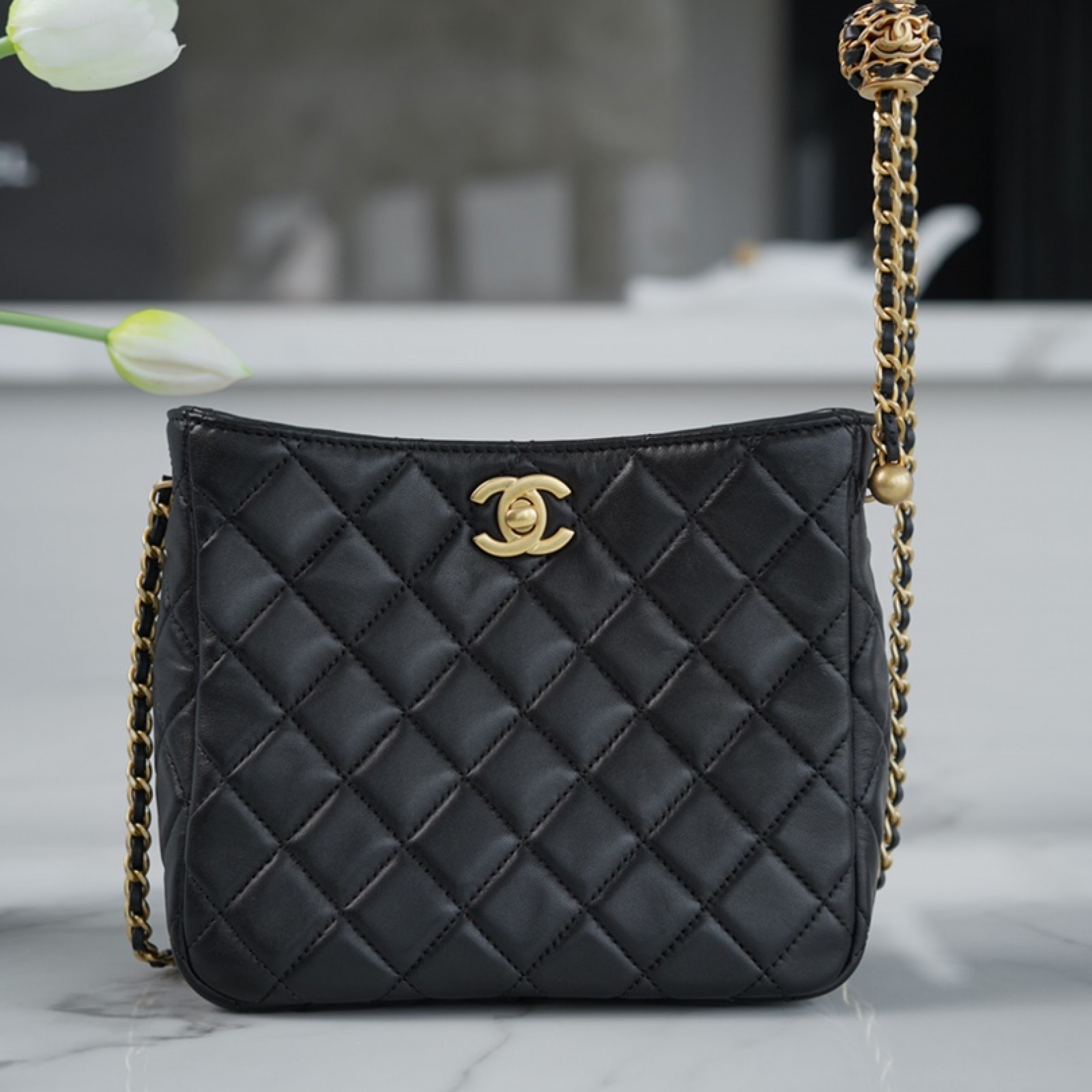 CHANEL PEARL CRUSH HOBO BAG