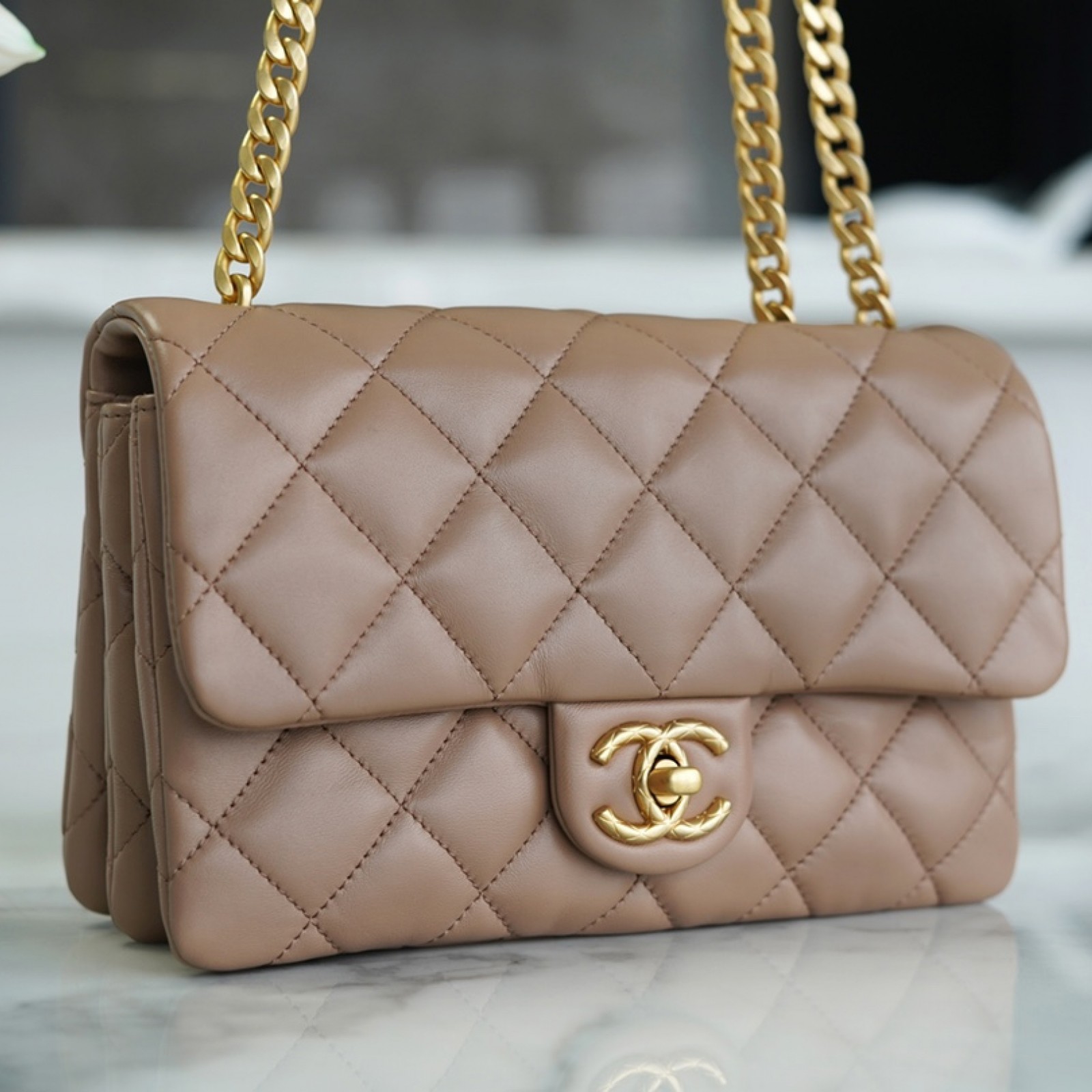 CHANEL MEDIUM PILLOW CRUSH FLAP BAG