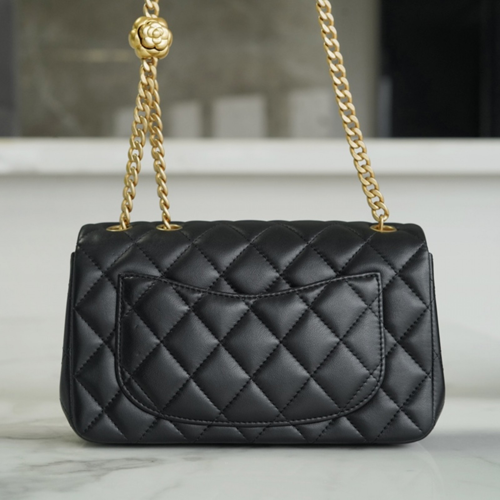 CHANEL CAMELLIA MINI FLAP BAG