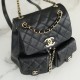 CHANEL LARGE DUMA POCKETS DRAWSTRING BACKPACK