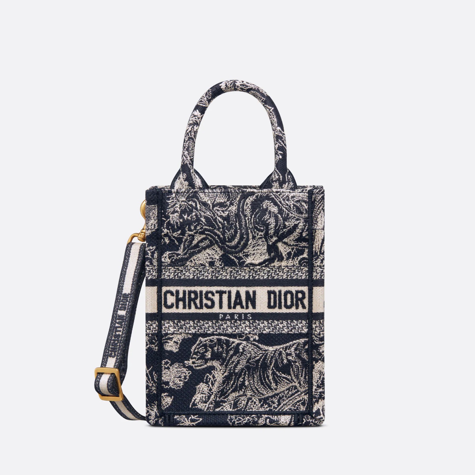 DIOR Mini Book Tote Phone Bag