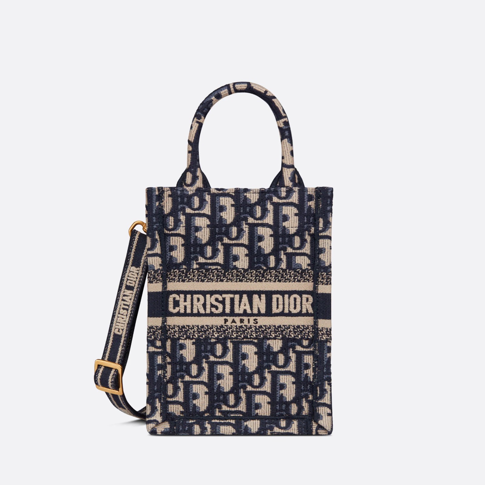 DIOR Mini Book Tote Phone Bag