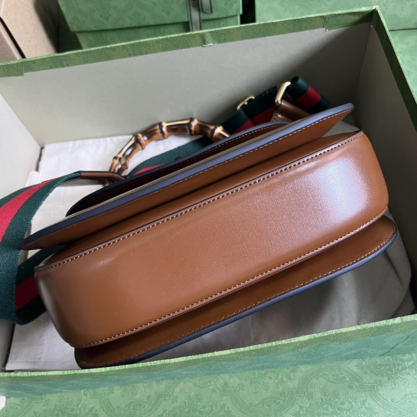 GUCCI BAMBOO 1947 MEDIUM TOP HANDLE BAG