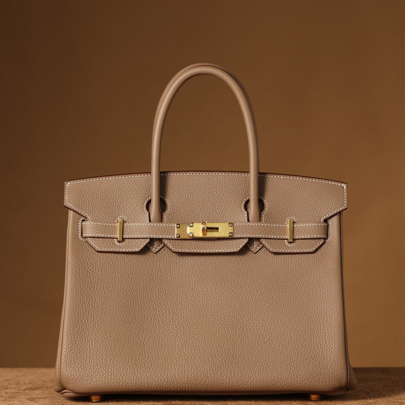 HERMÈS Birkin 30 ÉToupe Togo