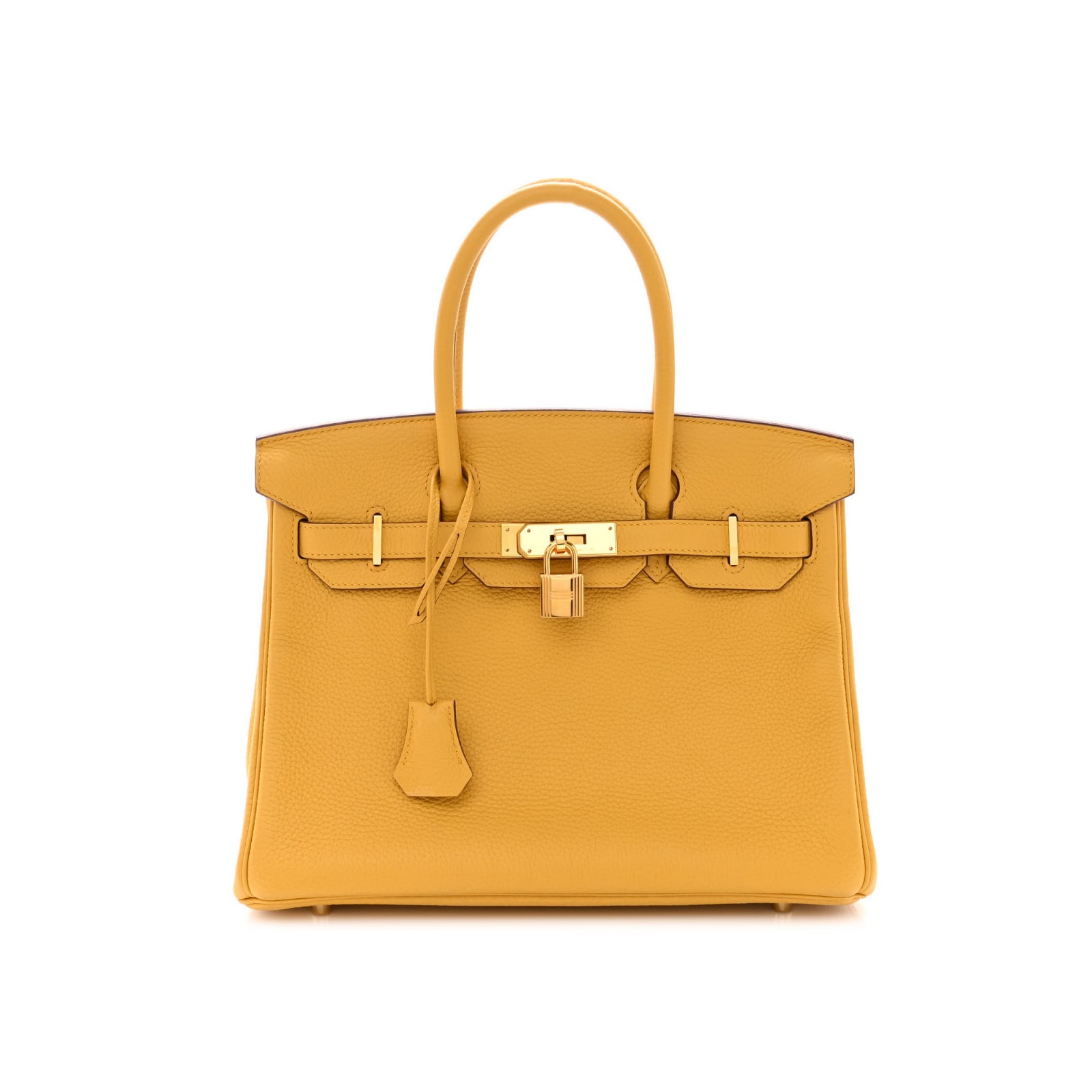 HERMÈS Birkin 30 Jaune Ambre Togo