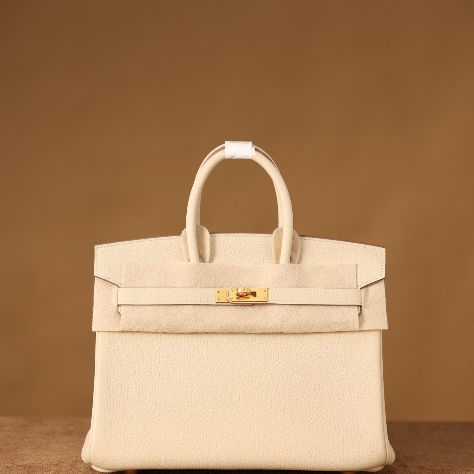 HERMÈS Birkin 25 Craie Togo