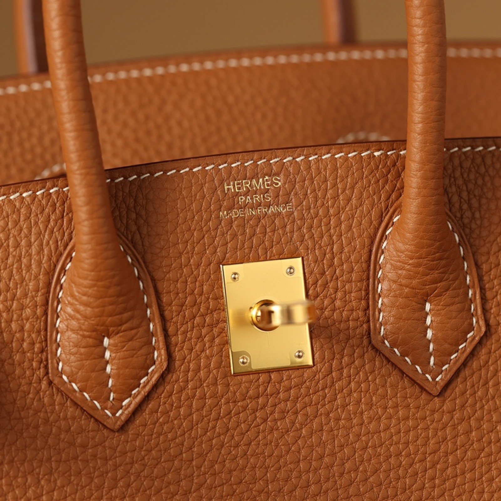 HERMÈS Birkin 25 Gold Togo