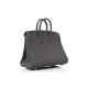 HERMÈS Birkin 25 Etain Togo