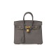 HERMÈS Birkin 25 Etain Togo