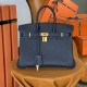 HERMÈS Birkin 25 Bleu Nuit Togo