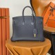 HERMÈS Birkin 25 Bleu Nuit Togo