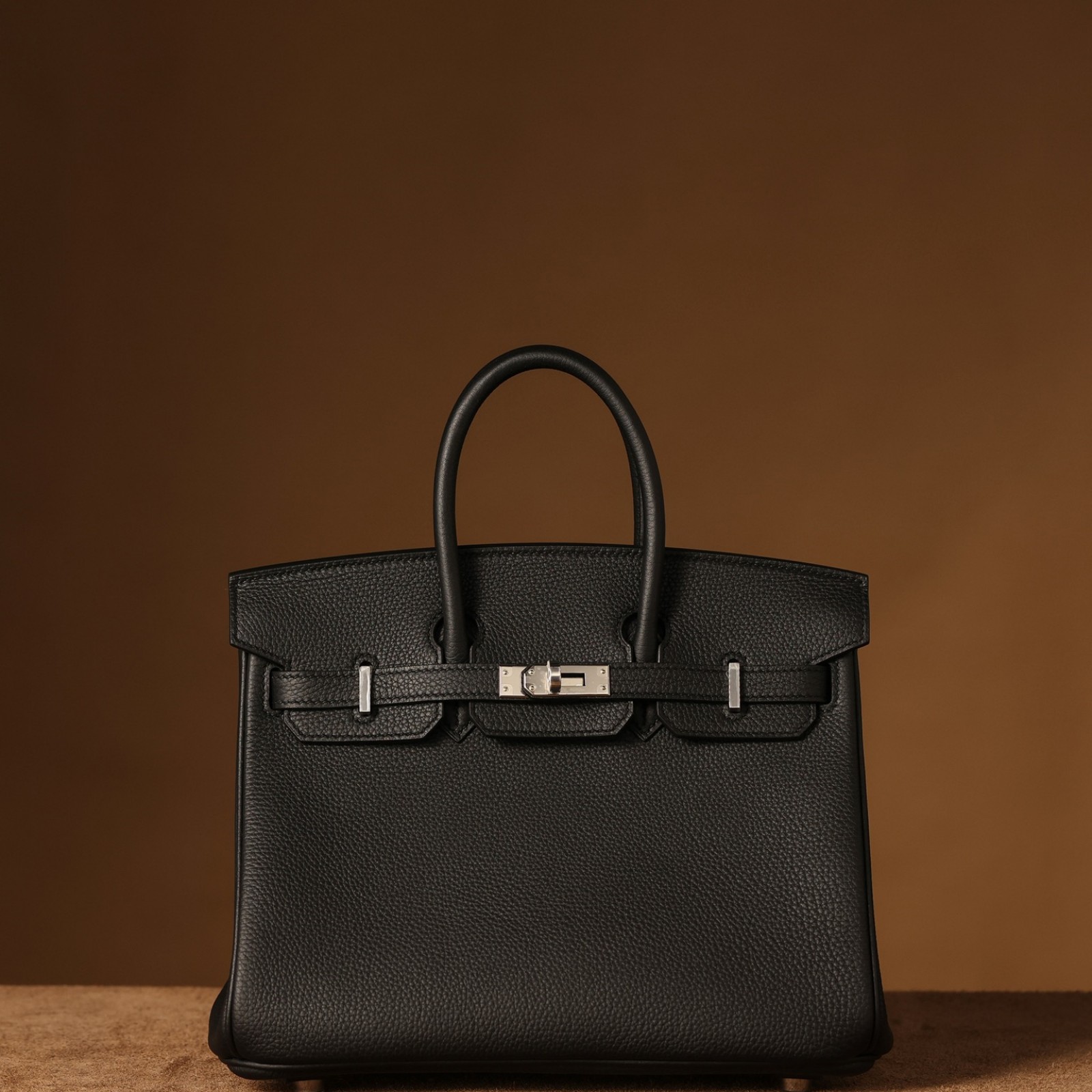 HERMÈS Birkin 25 Black Togo