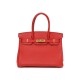 HERMÈS Birkin 30 Rouge Casaque Togo