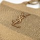 YSL ICARE IN RAFFIA