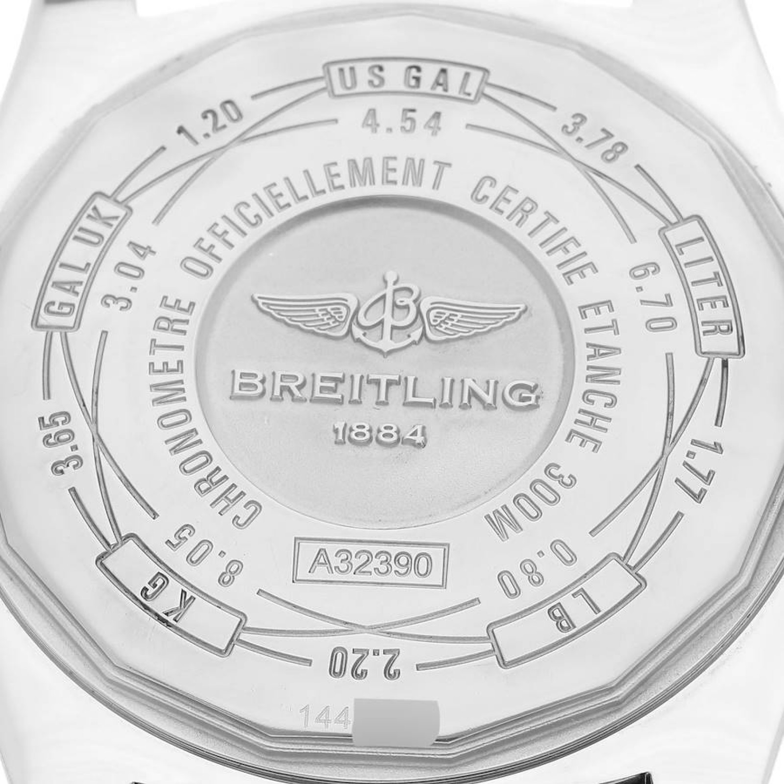 Breitling Aeromarine Avenger II GMT Black Dial Steel Mens Watch A32390