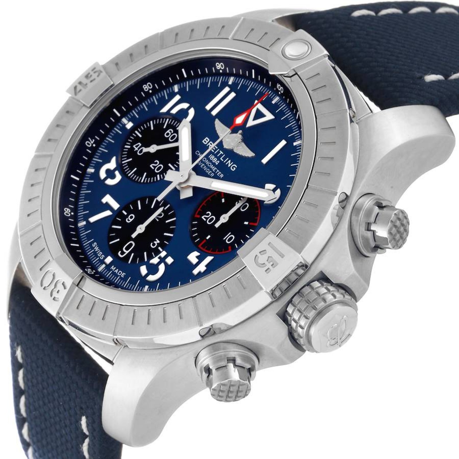 Breitling Avenger B01 Chronograph 45 Steel Mens Watch AB0182