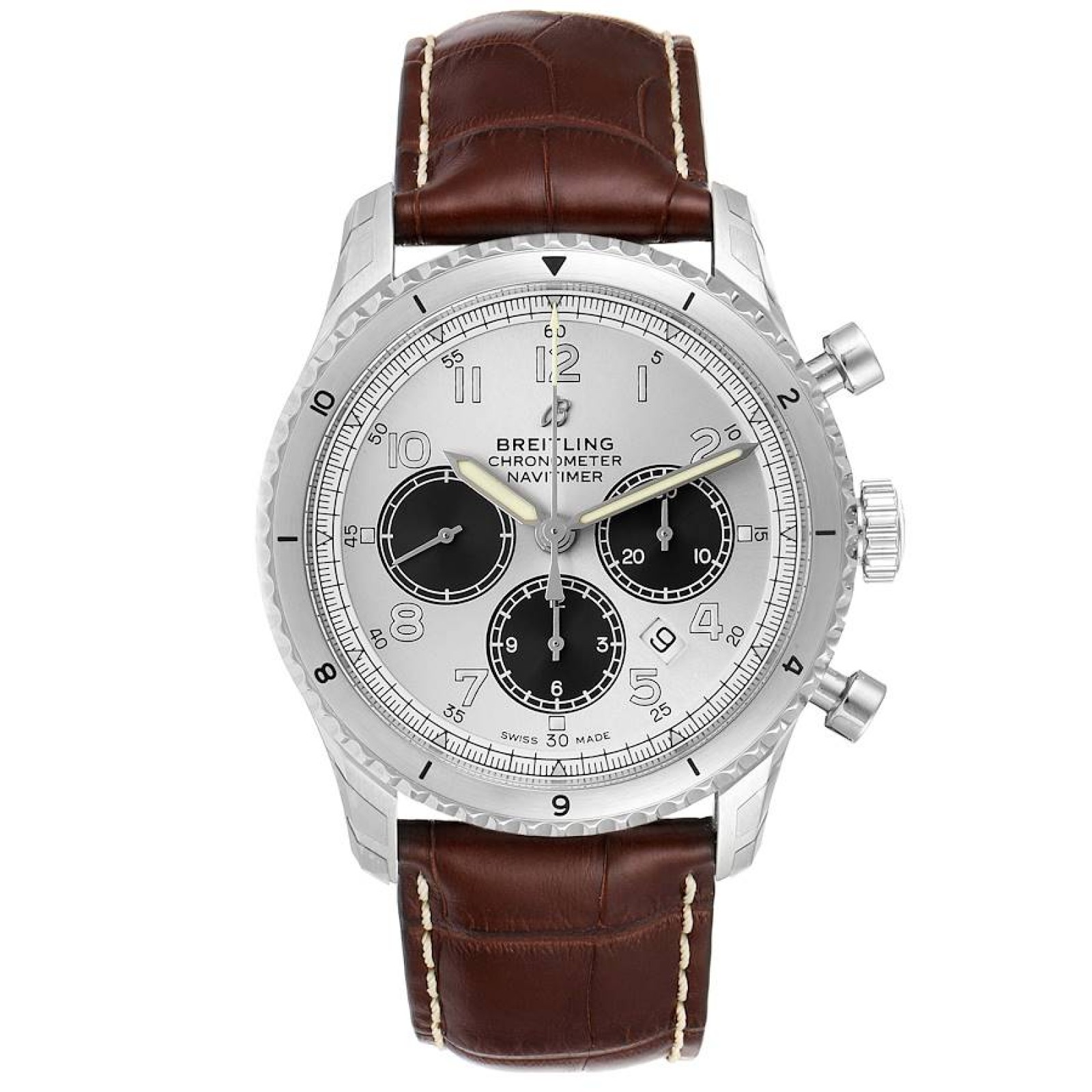 Breitling Navitimer Aviator 8 B01 Steel Mens Watch AB0117