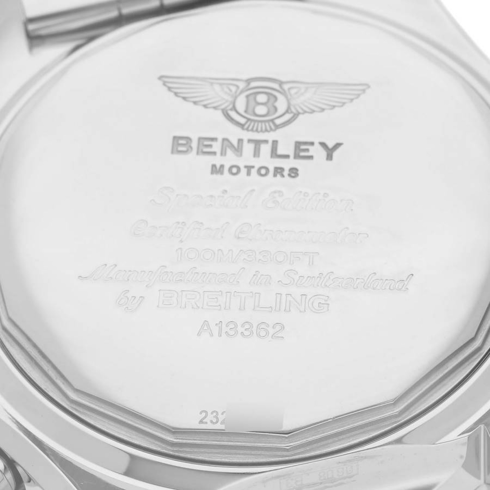 Breitling Bentley Motors GT Blue Dial Sreel Mens Watch A13362