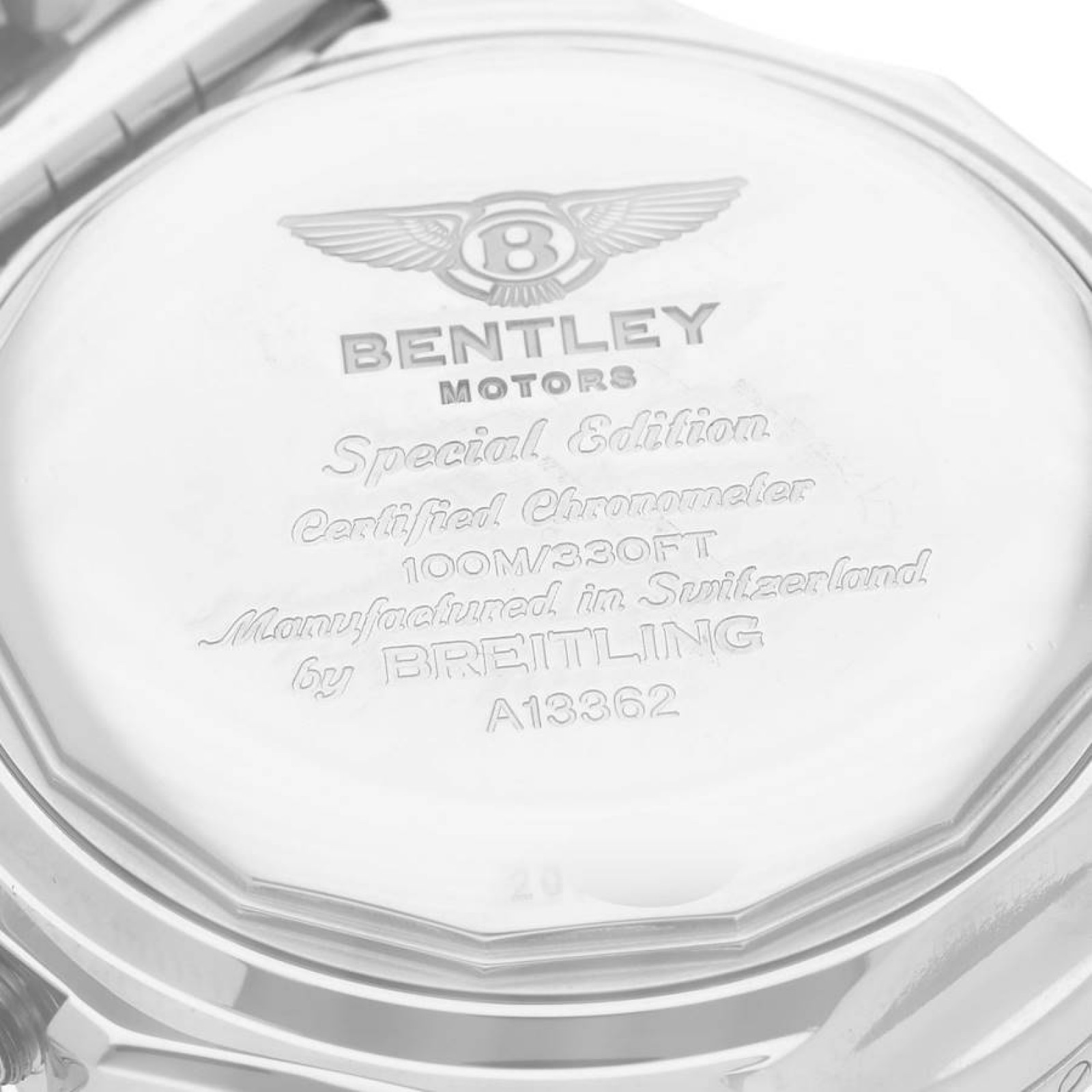 Breitling Bentley Motors GT Green Dial Steel Mens Watch A13362