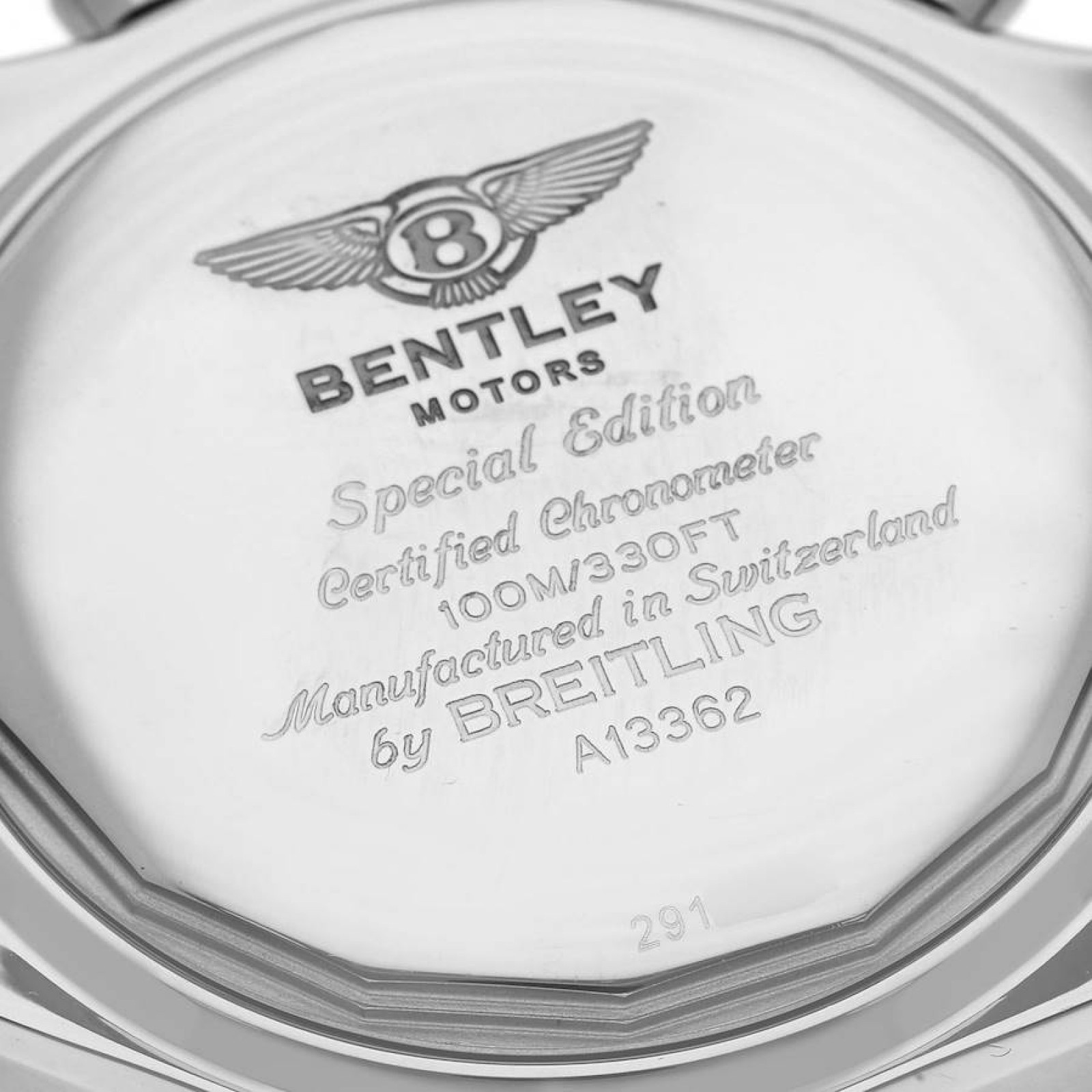 Breitling Bentley Motors GT Mother of Pearl Dial Steel Watch A13362