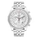 Breitling Bentley Motors Silver Dial Steel Chronograph Mens Watch A25362