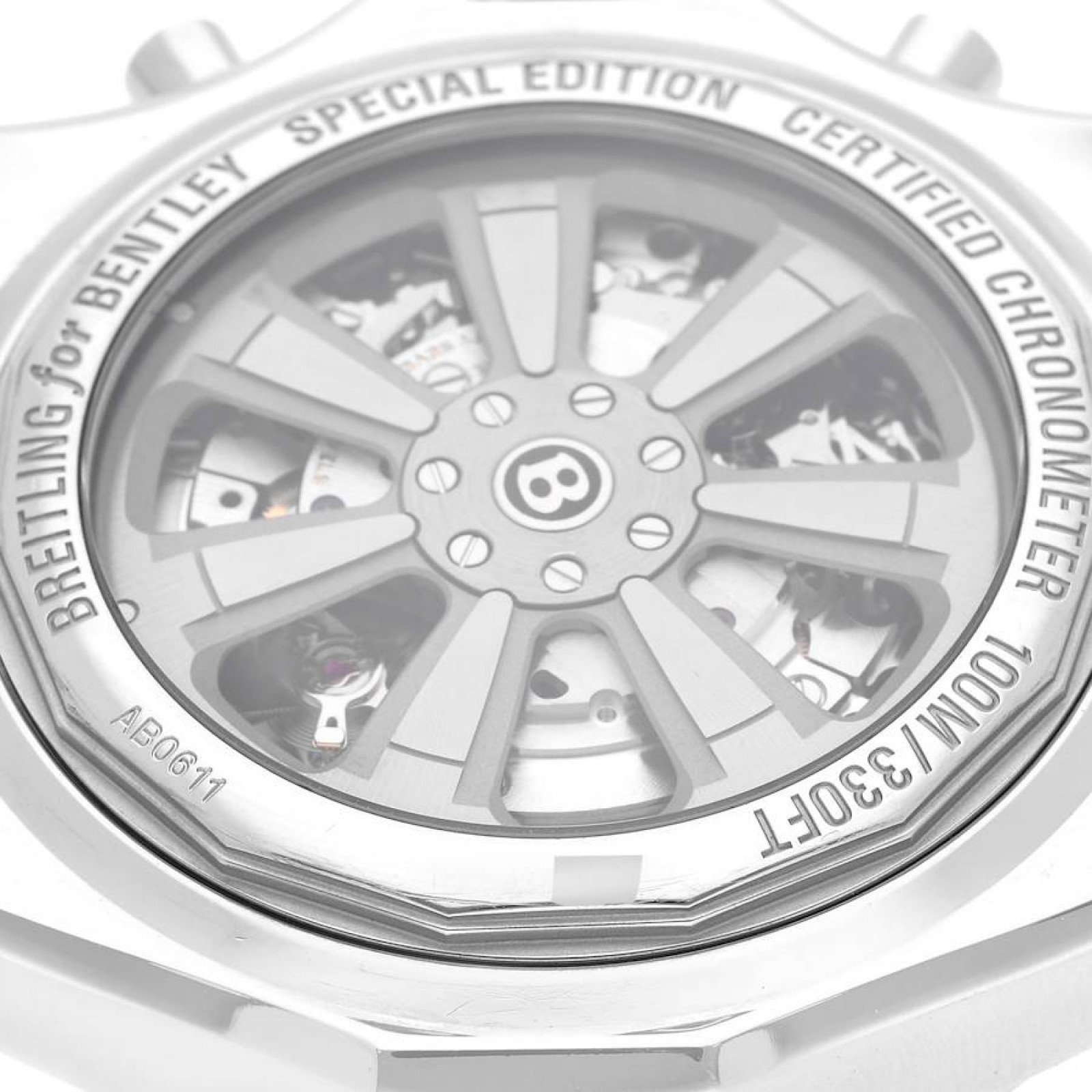 Breitling Bentley B06 Silver Dial Steel Mens Watch AB0611