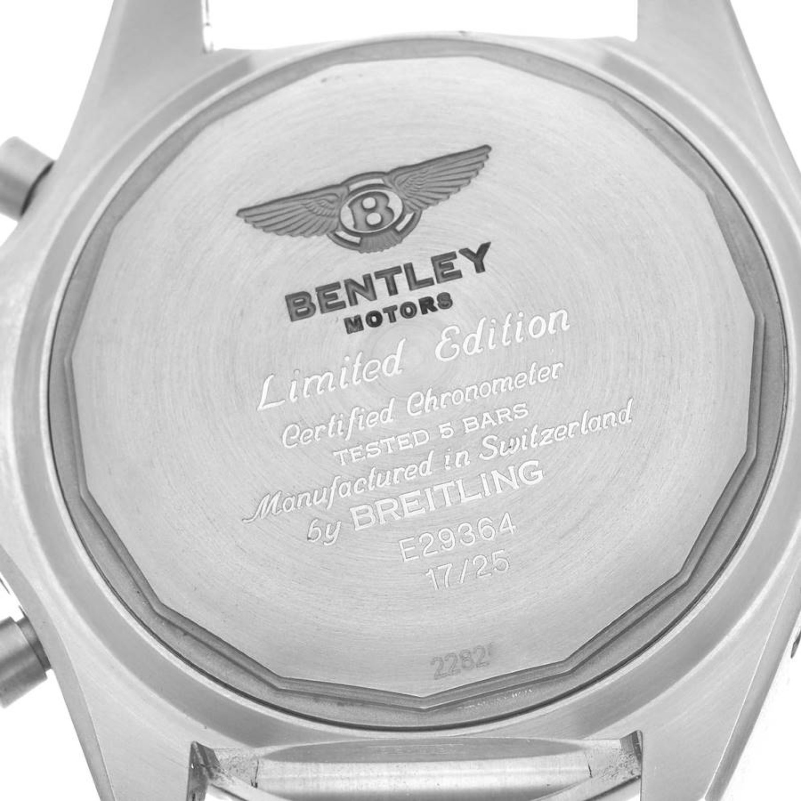 Breitling Bentley Light Body QP Perpetual Calendar Limited 25 Titanium Watch E29364