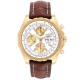 Breitling Bentley Motors GT White Dial Yellow Gold Mens Watch K13362