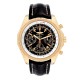 Breitling Bentley Yellow Gold Black Dial Chronograph Mens Watch K25362