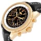 Breitling Bentley Yellow Gold Black Dial Chronograph Mens Watch K25362