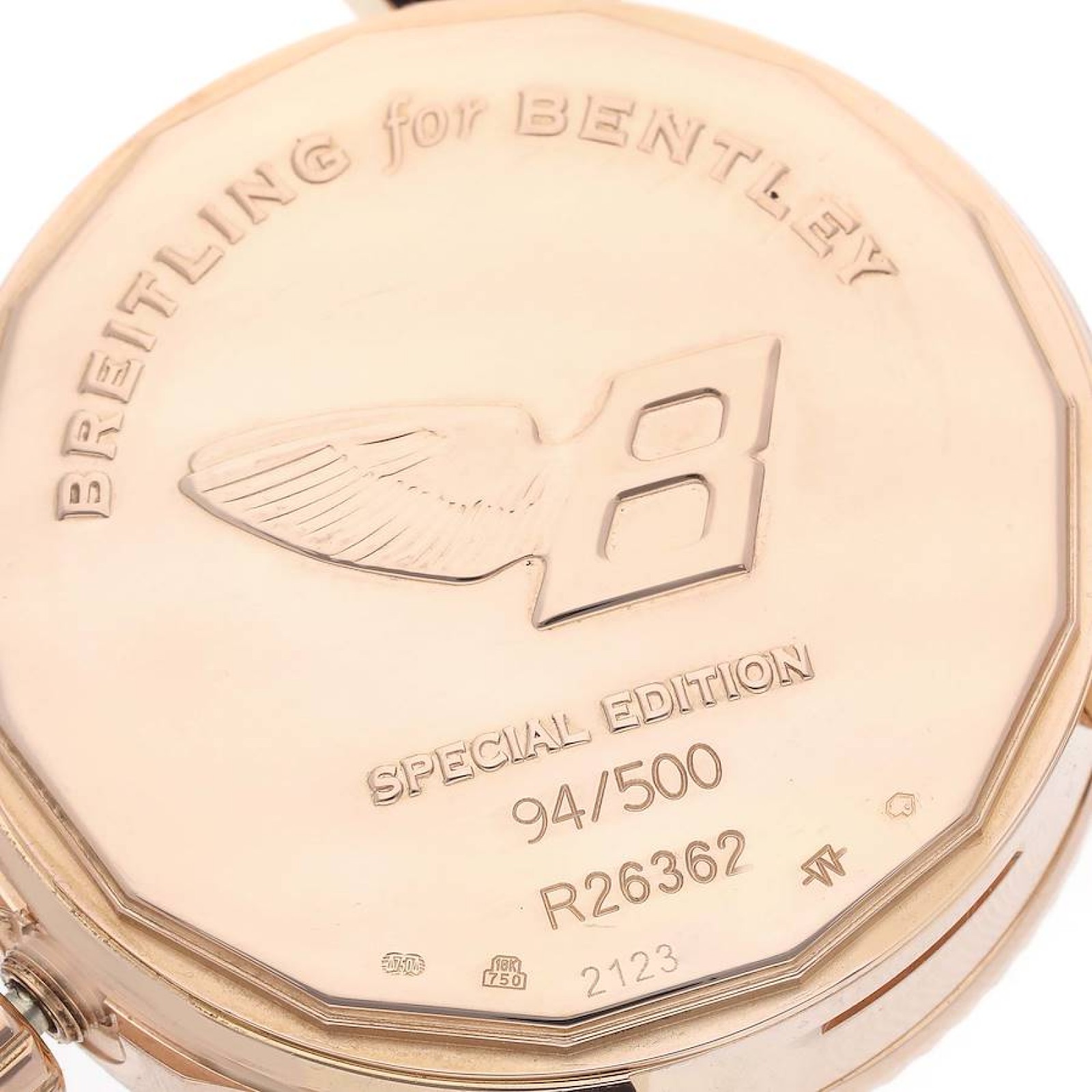 Breitling Bentley Mark VI Rose Gold Special Edition Mens Watch R26362