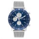 Breitling Chronoliner Blue Dial Steel Mens Watch Y24310