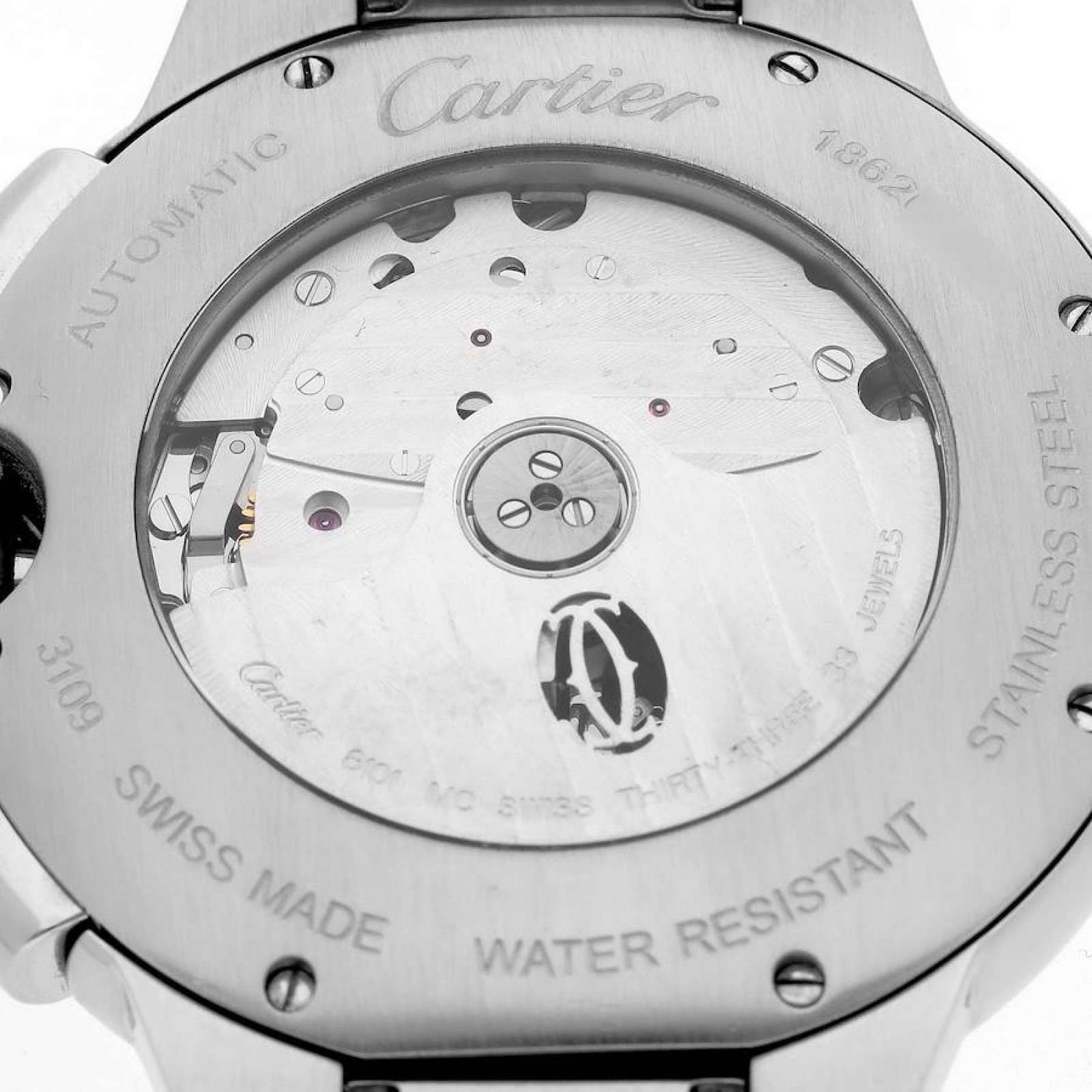 Cartier Ballon Bleu XL Silver Dial Steel Mens Watch W6920002