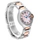 Cartier Ballon Bleu Steel Rose Gold Pink MOP Dial Ladies Watch W6920034