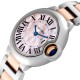 Cartier Ballon Bleu Steel Rose Gold Pink MOP Dial Ladies Watch W6920034