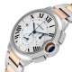 Cartier Ballon Bleu Chronograph Steel Rose Gold Mens Watch W6920063