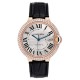 Cartier Ballon Bleu 42mm Rose Gold Diamond Mens Watch WE900851