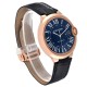 Cartier Ballon Bleu 42 Automatic Blue Dial Rose Gold Mens Watch WGBB0036