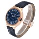 Cartier Ballon Bleu 42 Automatic Blue Dial Rose Gold Mens Watch WGBB0036