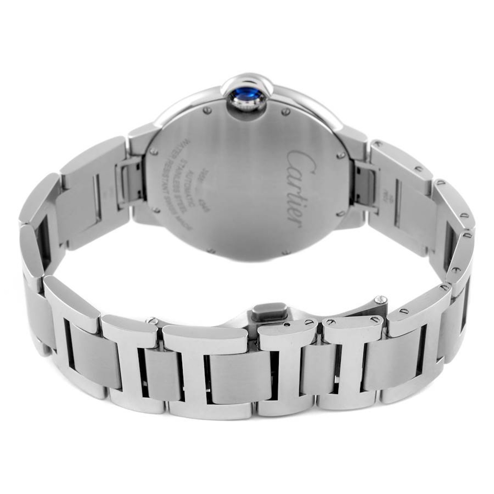 Cartier Ballon Bleu 40 Automatic Blue Dial Mens Watch WSBB0061