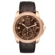 Cartier Calibre Rose Gold Brown Dial Automatic Mens Watch W7100007