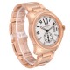 Cartier Calibre Rose Gold Silver Dial Automatic Mens Watch W7100018